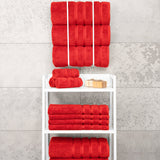 4 Piece 100% Cotton Turkish Bath Towel - 6 Set Case Pack