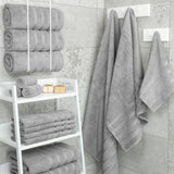 4 Piece 100% Cotton Turkish Bath Towel - 6 Set Case Pack