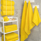 4 Piece 100% Cotton Turkish Bath Towel - 6 Set Case Pack
