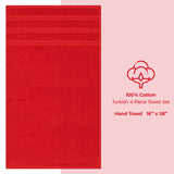 4 Piece 100% Cotton Turkish Towels, Hand Towel Set, Soft, Absorbent, Quick Dry - 28 Set Case Pack