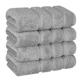 4 Piece 100% Cotton Turkish Towels, Hand Towel Set, Soft, Absorbent, Quick Dry - 28 Set Case Pack