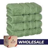 4 Piece 100% Cotton Turkish Towels, Hand Towel Set, Soft, Absorbent, Quick Dry - 28 Set Case Pack