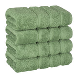 4 Piece 100% Cotton Turkish Towels, Hand Towel Set, Soft, Absorbent, Quick Dry - 28 Set Case Pack