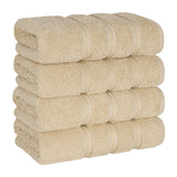 4 Piece 100% Cotton Turkish Towels, Hand Towel Set, Soft, Absorbent, Quick Dry - 28 Set Case Pack