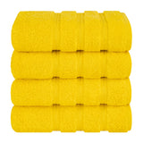 4 Piece 100% Cotton Turkish Towels, Hand Towel Set, Soft, Absorbent, Quick Dry - 28 Set Case Pack