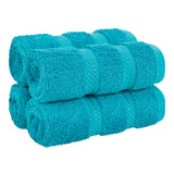 4 Piece 100% Cotton Luxury Washcloth Turkish Towel Set - 60 Set Case Pack