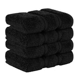 4 Piece 100% Cotton Luxury Washcloth Turkish Towel Set - 60 Set Case Pack