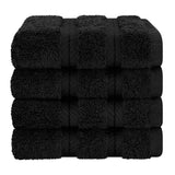 4 Piece 100% Cotton Luxury Washcloth Turkish Towel Set - 60 Set Case Pack