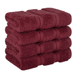 4 Piece 100% Cotton Luxury Washcloth Turkish Towel Set - 60 Set Case Pack