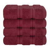 4 Piece 100% Cotton Luxury Washcloth Turkish Towel Set - 60 Set Case Pack