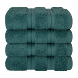 4 Piece 100% Cotton Luxury Washcloth Turkish Towel Set - 60 Set Case Pack