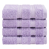 4 Piece 100% Cotton Luxury Washcloth Turkish Towel Set - 60 Set Case Pack