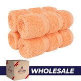 4 Piece 100% Cotton Luxury Washcloth Turkish Towel Set - 60 Set Case Pack
