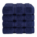 4 Piece 100% Cotton Luxury Washcloth Turkish Towel Set - 60 Set Case Pack