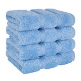 4 Piece 100% Cotton Luxury Washcloth Turkish Towel Set - 60 Set Case Pack