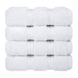 4 Piece 100% Cotton Luxury Washcloth Turkish Towel Set - 60 Set Case Pack