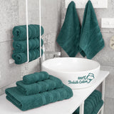 6 Piece 100% Cotton Turkish Bulk Bath Towels - Wholesale Premium Towel Sets - 10 Set Case Pack
