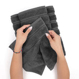 6 Piece 100% Cotton Turkish Bulk Bath Towels - Wholesale Premium Towel Sets - 10 Set Case Pack