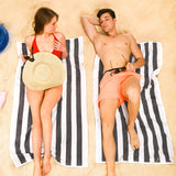 Cabana Striped Oversized Premium Cotton Beach Towel 30x60" - 32 Set Case Pack
