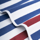 Cabana Striped Oversized Premium Cotton Beach Towel 30x60" - 32 Set Case Pack