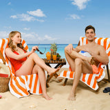 Cabana Striped Oversized Premium Cotton Beach Towel 30x60" - 32 Set Case Pack