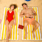 Cabana Striped Oversized Premium Cotton Beach Towel 30x60" - 32 Set Case Pack