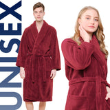American Soft Linen Super Soft, Absorbent and Fluffy, Unisex Fleece Bathrobe