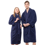 American Soft Linen Super Soft, Absorbent and Fluffy, Unisex Fleece Bathrobe