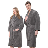 American Soft Linen Super Soft, Absorbent and Fluffy, Unisex Fleece Bathrobe