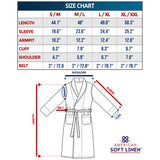 American Soft Linen Super Soft, Absorbent and Fluffy, Unisex Fleece Bathrobe
