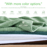 American Soft Linen 35x70 Inch Jumbo Bath Sheet Set of 2 – Extra Large 100% Cotton Turkish Bath Towels