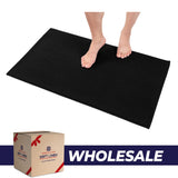 American Soft Linen 100% Cotton Bath Mat Rugs, 20x34 inches with Silicone Backing, Soft Absorbent Grip-Enhanced Bath Mats for Bathroom - 35 Set Case Pack