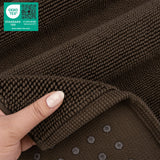American Soft Linen 100% Cotton Bath Mat Rugs, 20x34 inches with Silicone Backing, Soft Absorbent Grip-Enhanced Bath Mats for Bathroom - 35 Set Case Pack