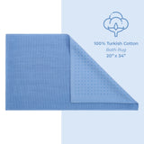 American Soft Linen 100% Cotton Bath Mat Rugs, 20x34 inches with Silicone Backing, Soft Absorbent Grip-Enhanced Bath Mats for Bathroom - 35 Set Case Pack