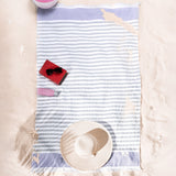 4 Packed Terry Peshtemal and Beach Towel, Mediterranean Collection, 35" x 60",  Modern & Traditional Turkish Towels - 11 Set Case Pack