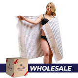 Mediterranean 100% Cotton Turkish Peshtemals, 35" x 60",  Modern & Traditional Turkish Towels - 44 Set Case Pack