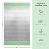 Mediterranean 100% Cotton Turkish Peshtemals, 35" x 60",  Modern & Traditional Turkish Towels - 44 Set Case Pack