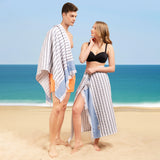 Mediterranean 100% Cotton Turkish Peshtemals, 35" x 60",  Modern & Traditional Turkish Towels - 44 Set Case Pack