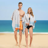 Mediterranean 100% Cotton Turkish Peshtemals, 35" x 60",  Modern & Traditional Turkish Towels - 44 Set Case Pack