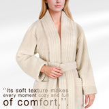 American Soft Linen Luxury Women’s Fleece Bathrobe – Ultra Soft, Warm & Lightweight Plush Robe