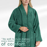American Soft Linen Luxury Women’s Fleece Bathrobe – Ultra Soft, Warm & Lightweight Plush Robe