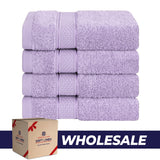 American Soft Linen 100% Cotton, Luxury, Salem 4 Piece Washcloth Set - 60 Set Case Pack