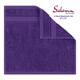 American Soft Linen 100% Cotton, Luxury, Salem 4 Piece Washcloth Set - 60 Set Case Pack