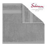 American Soft Linen 100% Cotton, Luxury, Salem 4 Piece Washcloth Set - 60 Set Case Pack