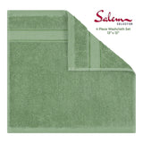 American Soft Linen 100% Cotton, Luxury, Salem 4 Piece Washcloth Set - 60 Set Case Pack