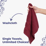 American Soft Linen Single Piece 100% Cotton Turkish Towels with 20 Different Colors, Create Your Set