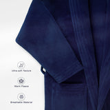 American Soft Linen Luxury Men’s Fleece Bathrobe – Ultra Soft, Warm & Lightweight Plush Robe Wholesale