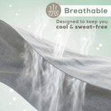 American Soft Linen 100% Washed Cotton Percale Duvet Cover Set – Soft Breathable Bedding Set with Pillow Shams