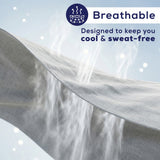 American Soft Linen 100% Washed Cotton Percale Pillowcase Set (2 Pack) – Soft Breathable Pillow Covers