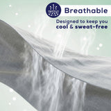 American Soft Linen 100% Washed Cotton Percale Pillowcase Set (2 Pack) – Soft Breathable Pillow Covers